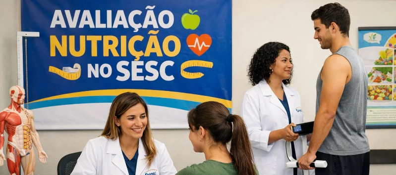 Consulta Nutricional no Sesc Doca (Terça e Quinta | 08h às 12h e 14h às 16h)