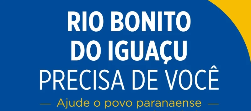 Sistema Fecomércio Sesc Senac PR arrecada fundos e doações para vítimas de Rio Bonito do Iguaçu