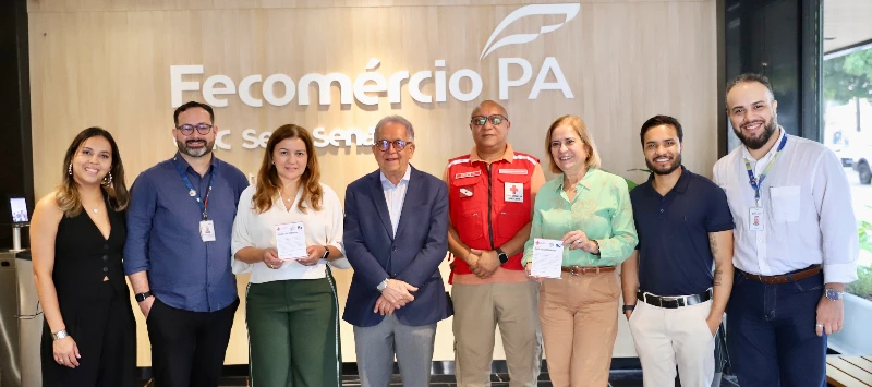 Cruz Vermelha rende homenagem ao Sistema Fecomércio/Sesc/Senac