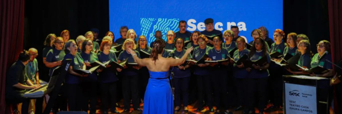Imagem alusiva ao projeto CORAL SESC 
